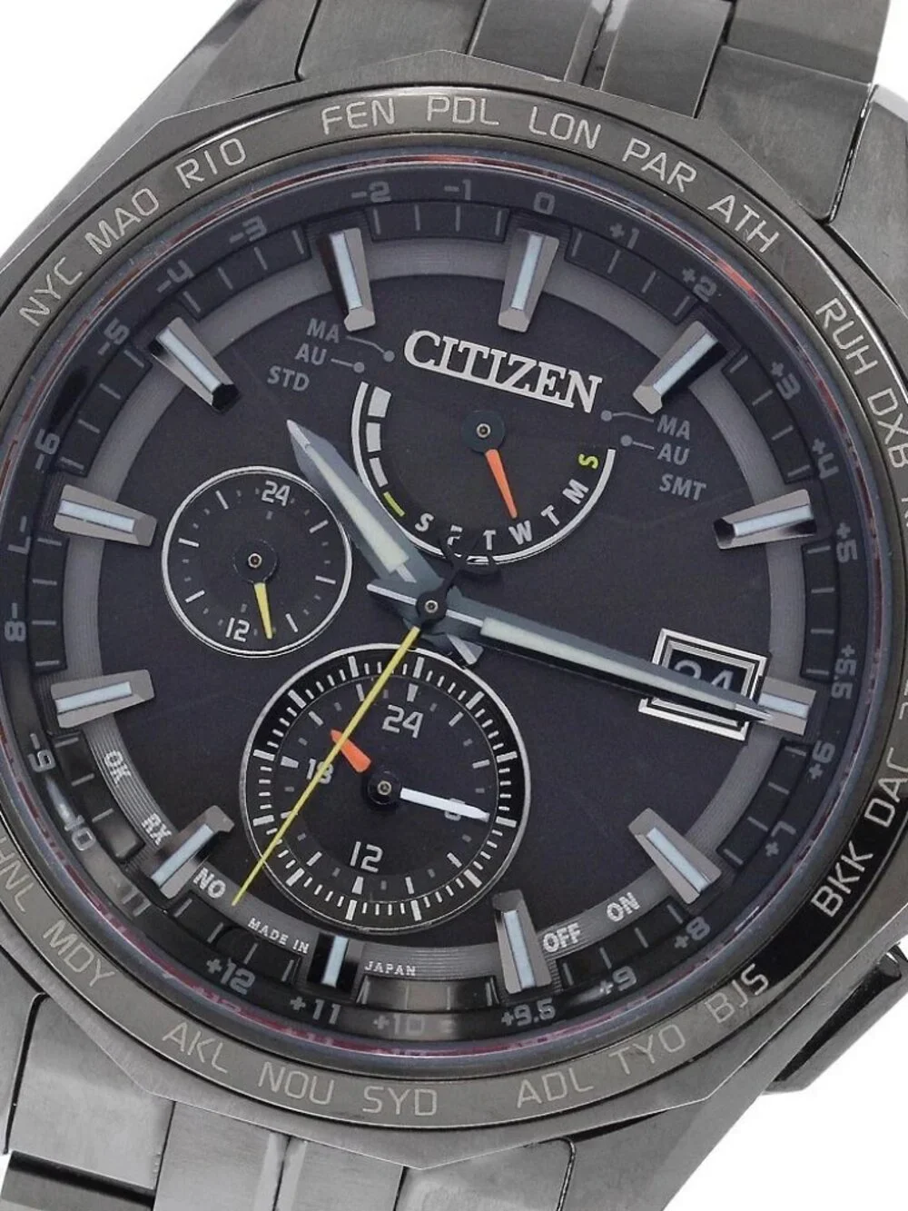 CITIZEN Atessa AT9097-54E/H820-T023991 Solar Powered Radio Men's _967154